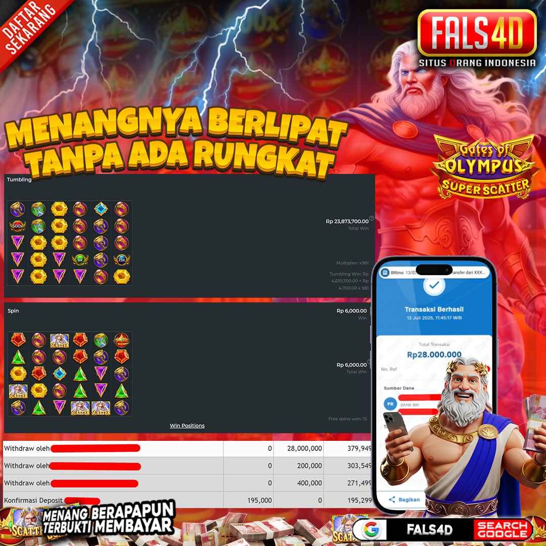 𝐈𝐃 𝐍𝐎𝐍**** 𝐒𝐮𝐤𝐬𝐞𝐬 𝐑𝐚𝐢𝐡 𝐑𝐩 𝟐𝟖.𝟎𝟎𝟎.𝟎𝟎𝟎 𝐝𝐚𝐫𝐢 𝐆𝐚𝐭𝐞𝐬 𝐨𝐟 𝐎𝐥𝐲𝐦𝐩𝐮𝐬 𝐁𝐞𝐫𝐦𝐨𝐝𝐚𝐥 𝐑𝐩 𝟏𝟗𝟓.𝟎𝟎𝟎 𝐝𝐢 𝐅𝐀𝐋𝐒𝟒𝐃