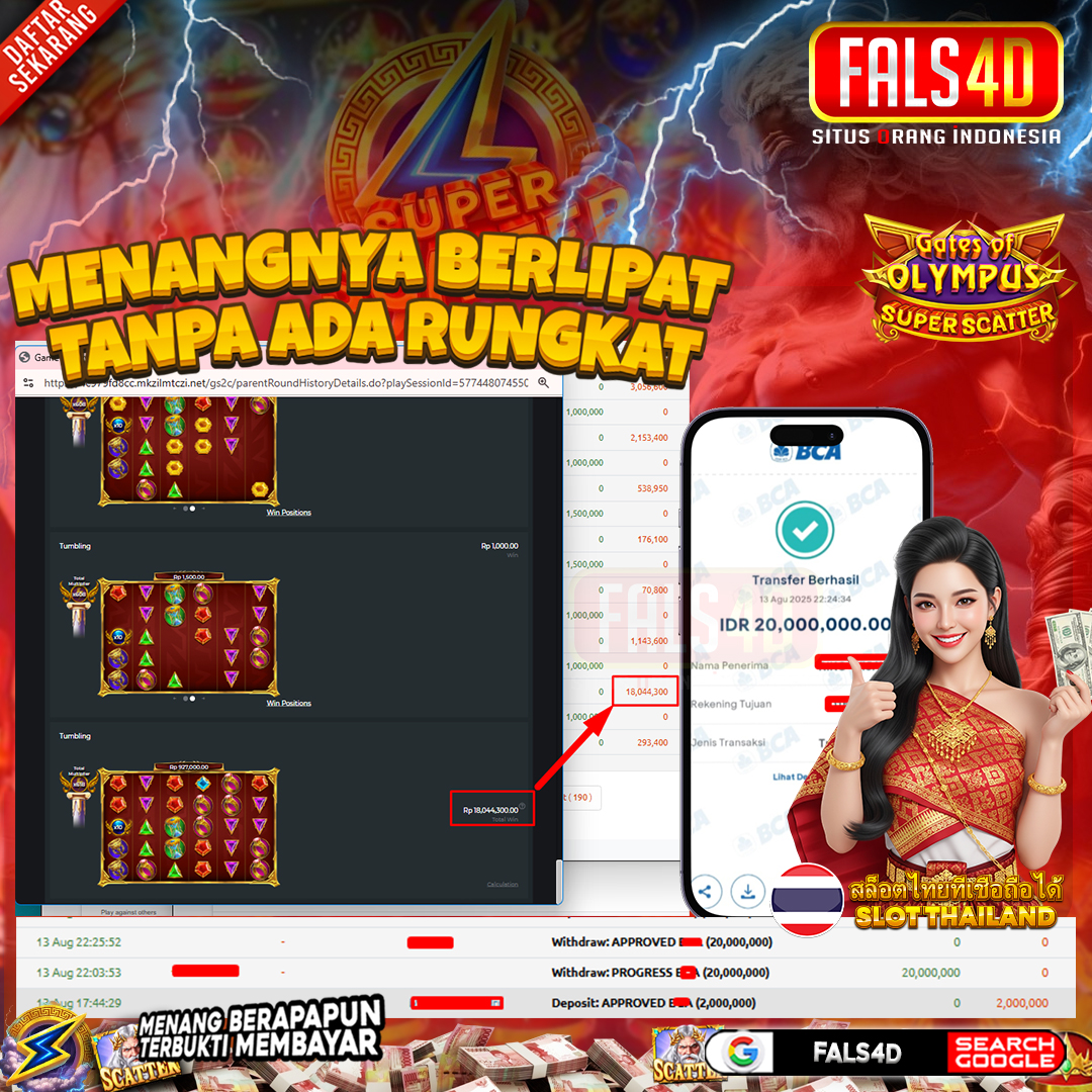 𝐈𝐃 𝐑𝐢*****𝐚𝟏𝟐 𝐌𝐞𝐧𝐚𝐧𝐠 𝐑𝐩 𝟐𝟎,𝟎𝟎𝟎,𝟎𝟎𝟎 𝐝𝐢 𝐆𝐚𝐭𝐞𝐬 𝐨𝐟 𝐎𝐥𝐲𝐦𝐩𝐮𝐬 𝐒𝐮𝐩𝐞𝐫 𝐒𝐜𝐚𝐭𝐭𝐞𝐫 𝐅𝐀𝐋𝐒𝟒𝐃