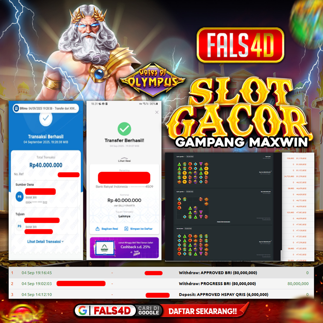 𝐈𝐃 𝐏𝐫𝐚***𝐨𝟕𝟕 𝐌𝐞𝐧𝐚𝐧𝐠 𝐝𝐚𝐧 𝐖𝐢𝐭𝐡𝐝𝐫𝐚𝐰 𝐑𝐩 𝟖𝟎,𝟎𝟎𝟎,𝟎𝟎𝟎 𝐝𝐚𝐫𝐢 𝐆𝐚𝐦𝐞 𝐆𝐚𝐭𝐞𝐬 𝐨𝐟 𝐎𝐥𝐲𝐦𝐩𝐮𝐬 𝟏𝟎𝟎𝟎 𝐝𝐞𝐧𝐠𝐚𝐧 𝐌𝐨𝐝𝐚𝐥 𝐑𝐩 𝟔,𝟎𝟎𝟎,𝟎𝟎𝟎 𝐝𝐢 𝐒𝐢𝐭𝐮𝐬 𝐒𝐥𝐨𝐭 𝐆𝐚𝐜𝐨𝐫 𝐅𝐀𝐋𝐒𝟒𝐃